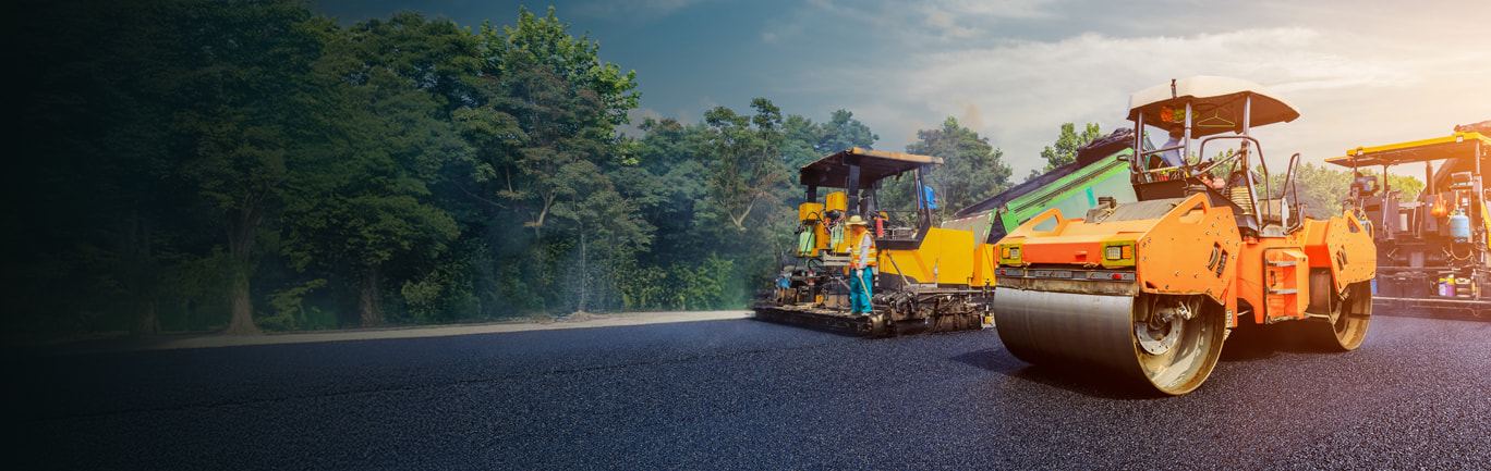 road paving machine