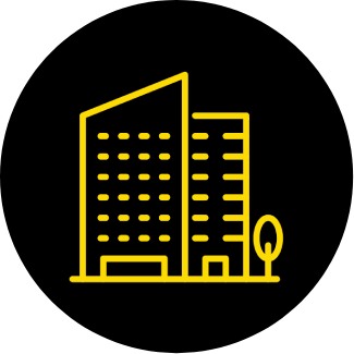 high rise building icon