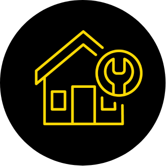 house and wrench icons