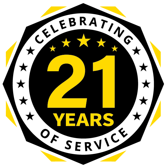 Celebrating 21 years of service